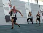 Richard Kilty winning the 60 metres with a championship record, North East Indoor Champs, Gateshead.